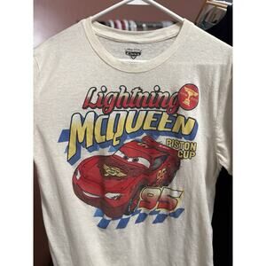 Cars Disney Pixar T Shirt Lightning McQueen Vintage Style Size Medium